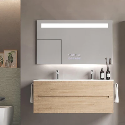 고품질 스마트 터치 스위치 환경 Defogger 프레임 욕실 LED 거울
